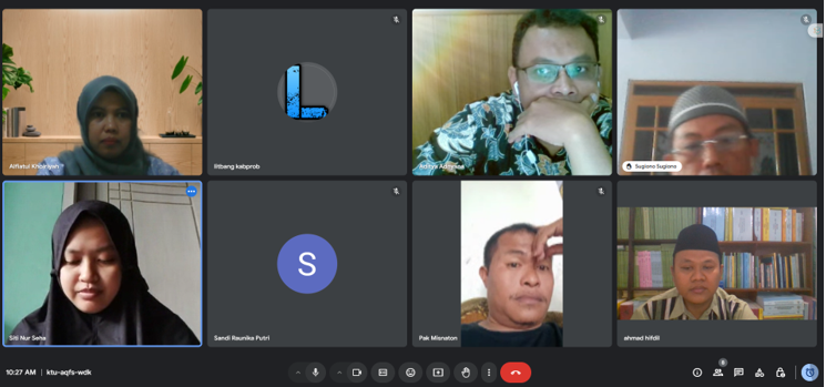 AIPRO Jaring Masukan dari Bapelitbangda Kabupaten Probolinggo Melalui Virtual Meeting