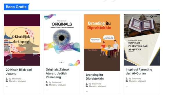 Bacantara : Aplikasi Membaca Ringkasan Buku - Image 2