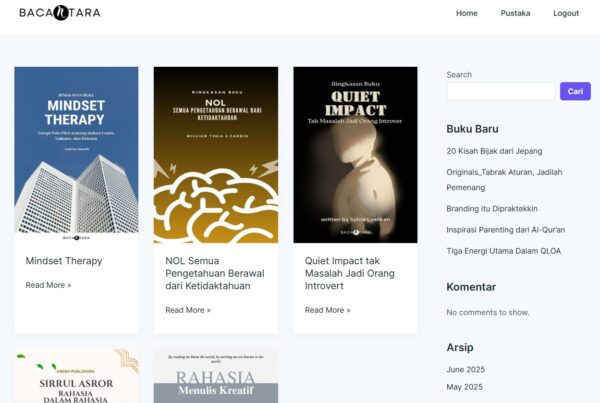 Bacantara : Aplikasi Membaca Ringkasan Buku - Image 4