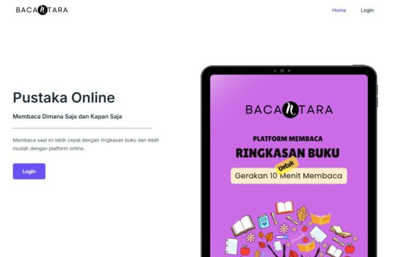 Bacantara : Aplikasi Membaca Ringkasan Buku